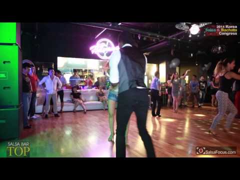 Patrick&니꼬 Salsa Free Dance @ 2014 Korea salsa & Bachata congressAfter FAREWELL PARTY압구정 클럽 TOP