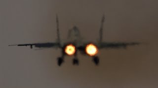 preview picture of video 'Slovakian MiG-29 Display Rehearsal for NATO DAYS 2012'