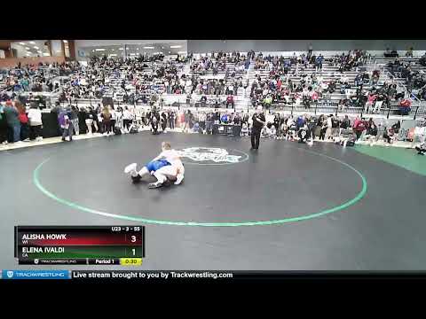 55 Lbs Round 2 - Alisha Howk, WI Vs Elena Ivaldi, CA 46a4