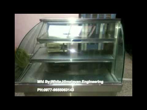 Stainless steel sweet display counter