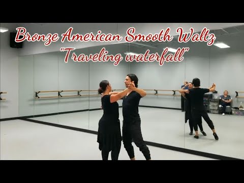 Bronze American Smooth Waltz: Traveling waterfall