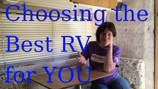 Choosing An RV