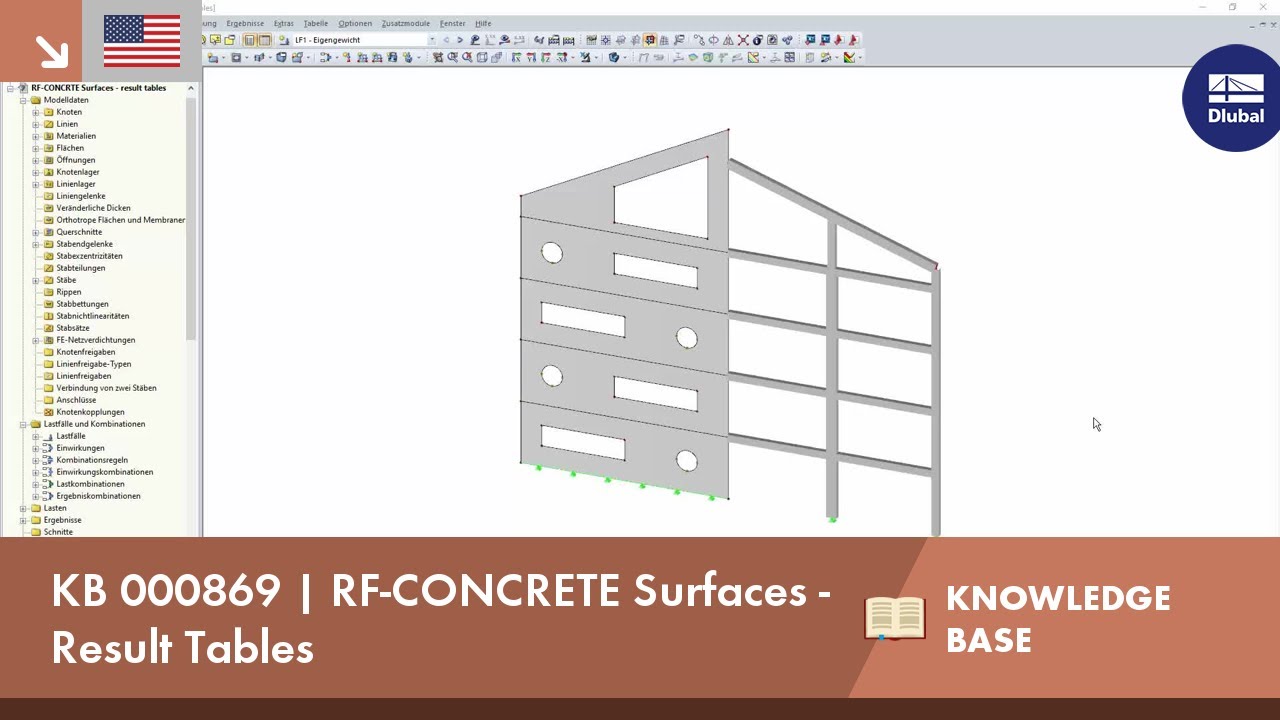 KB 000869 | Result Tables of RF-CONCRETE Surfaces