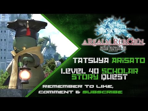 Final Fantasy XIV: Scholar lvl 40 Quest Battle