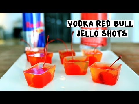 Vodka Red Bull Jello Shots
