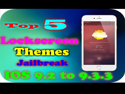 Top 5 LockScreen Themes Compatible with IOS 9.2 - IOS 9.3.3 Cydia Jailbreak