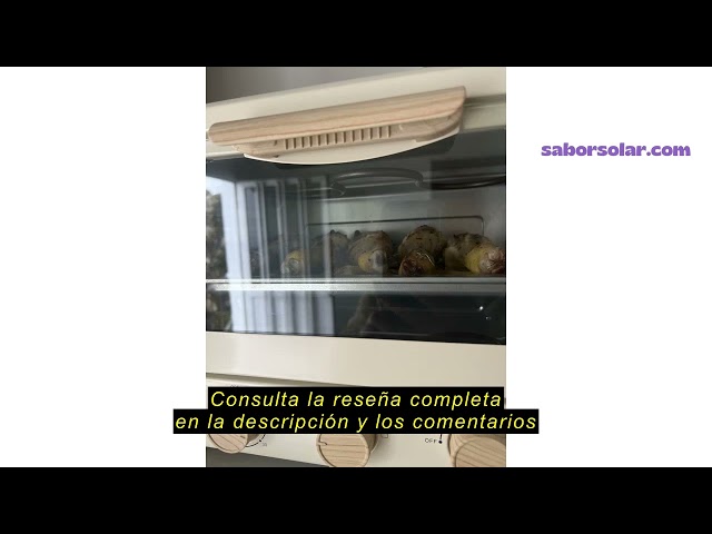 Vídeo relacionado con HOMCOM Horno Eléctrico de Sobremesa 21L 1400W Temporizador Plateado