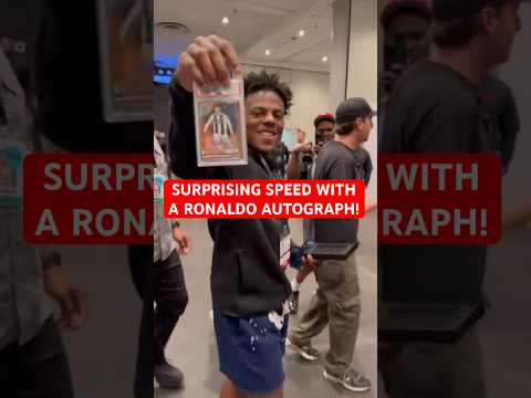 Surprising SPEED with a RONALDO AUTOGRAPH!