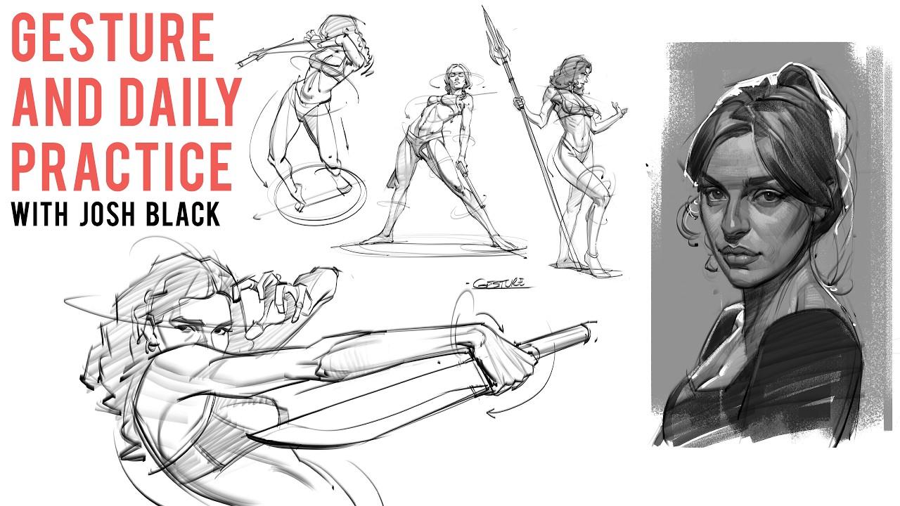 Gesture Drawing and Daily Drawing Goals