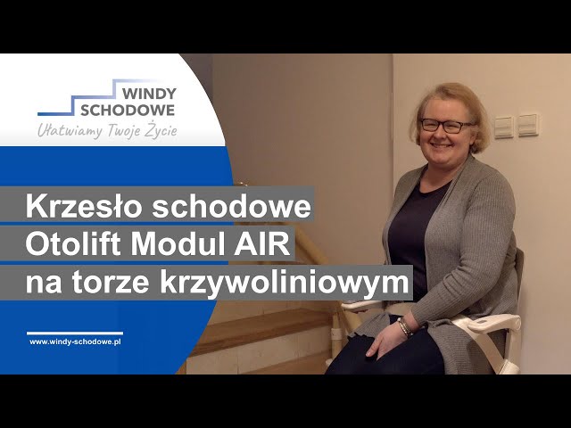 👳‍♂ 👳‍♀Najpopularniejsze krzesełko schodowe na torze krzywoliniowym | Otolift Modul AIR