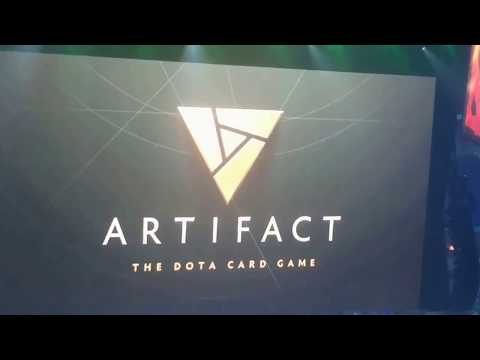 Artifact new game announcement from Valve crowd reaction