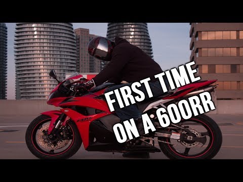 FIRST TIME ON A 600RR BIKE!! 2009 HONDA CBR 600RR