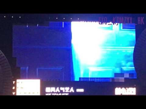 170408 V Chart Awards - Most Popular Artist - Chanyeol