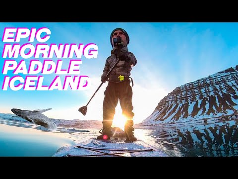 Epic Morning Paddle in Iceland!!! Relaxing Morning Paddle in Iceland. | Unreal Experience