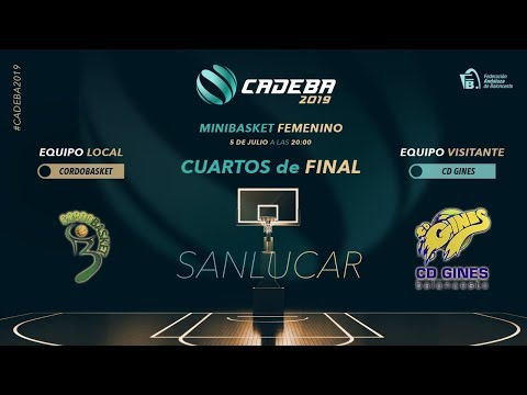 CADEBAMINIFEM 2019 - CUARTOS - GESTION Y CALOR vs SLOPPY JOE'S CD GINES BALONCESTO