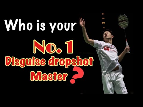 Who is your No.1 badminton Disguise Dropshot Master??? | Deception drop shot KING