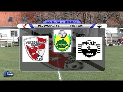 PÉCSVÁRADI SE R-BUS - PTE PEAC       2 - 1 (1 - 1)