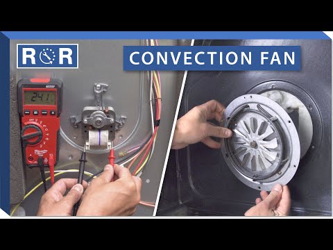 Oven Convection Fan - Motor Testing & Replacement