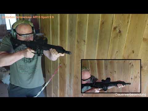 Schießen mit Schmeisser AR15 Sport 9 S im Kaliber 9mm Luger