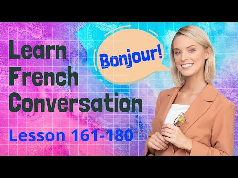 French Practice Lesson 161-180 | English Speaking & Listening | Fluent English