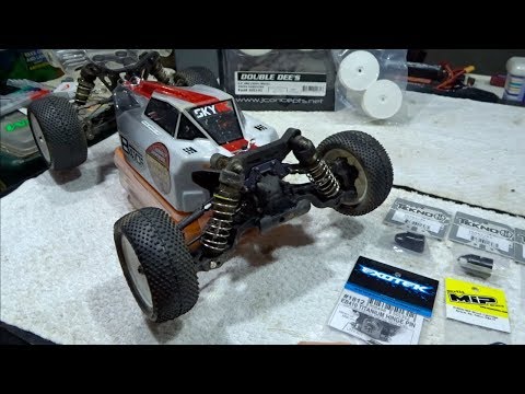 Tekno EB410 Upgrades! MIP Shocks, Exotek Rear Hinge Pin, TLR Front Offset - Netcruzer RC