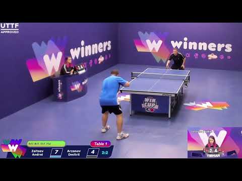 WINners CUP table 1  11.11  Zaitsev Andrei - Arzanov Dmitrii   17:30
