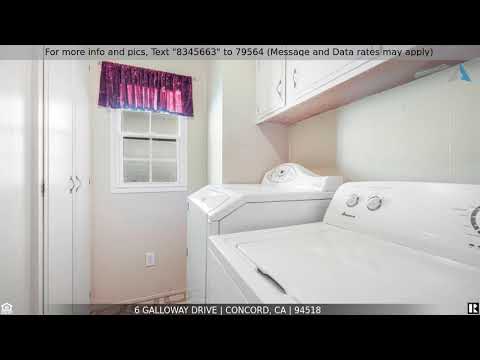 Priced at $155,000 - 6 Galloway Drive, Concord, CA 94518