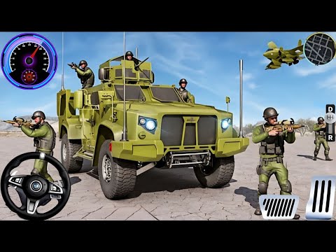 Army Truck Driving Cargo Games - US Offroad Army Truck Driving 3D 2025 - Andriod Gameplay