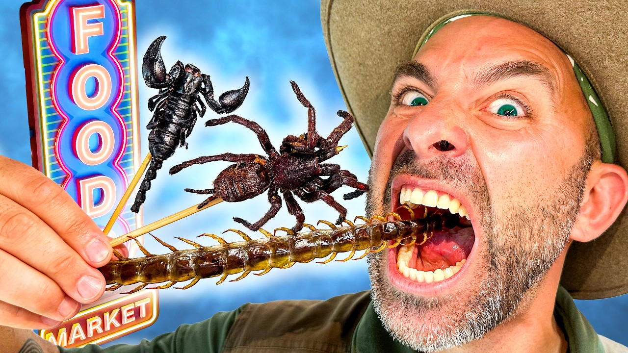Instant Regret! Thailand's Bug Eating Challenge