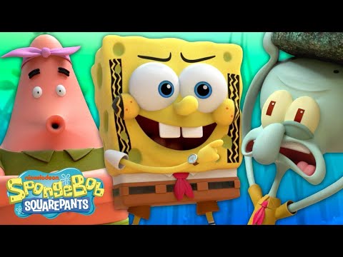 海綿寶寶去找卡車！？??"尋找輪胎"| Kamp Koral (SpongeBob Goes on a Truck Hunt! ?? "Quest for Tire" | Kamp Koral)