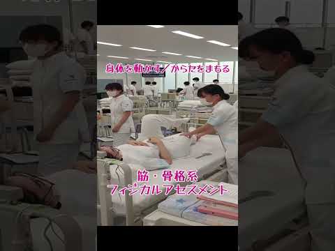看護学科 2年次生フィジカルアセスメントの授業です🙌🏻#宝塚大学 #宝塚大学看護学部 #看護学部 #看護学校 #授業 #演習