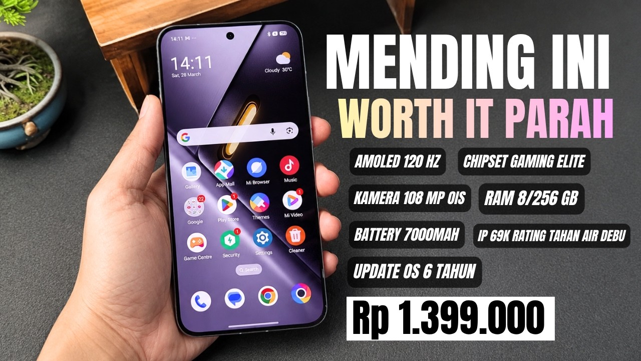 SPEK DEWA‼️RAM 8/256 GB, 7000MAH - HP 1 JUTAAN TERBAIK MEI 2026