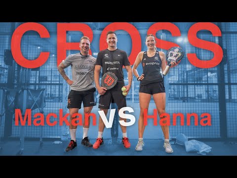 Taktik för diagonalspelet och crossmatch mellan Mackan och Hanna Knutsson 🎾