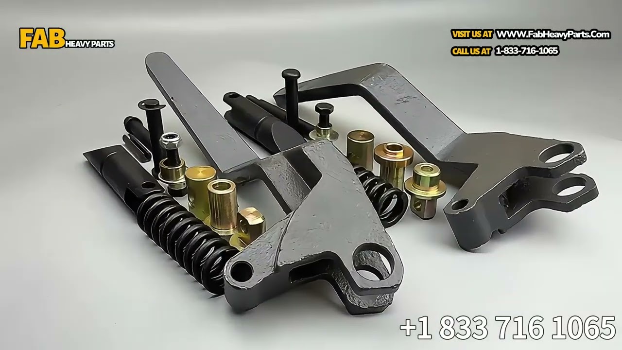 Fab Heavy Parts RH＆LH Quick Attach Lever Kit 86633196 86633195 Fits for New Holland LS160 LS170 LS18