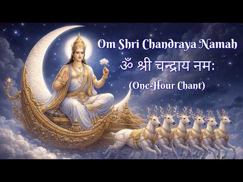 Ancient Moon Mantra for Peace | Om Shri Chandraya Namah | ॐ श्री चन्द्राय नमः | Full Moon Healing