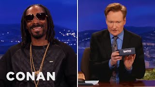 Snoop Dogg Gives Conan A Vaporizer