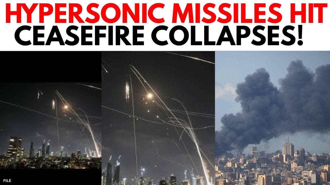 US Iran War LIVE: Iran Launches Hypersonic Missiles at Israel as Ceasefire Crumbles | BREAKING LIVE