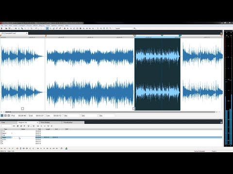 SOUND FORGE Audio Studio 12 – Markers and Regions Tutorial