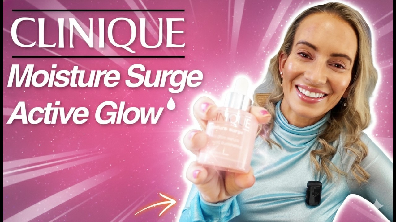 Clinique Moisture Surge Active Glow Serum Review 💧 Can One Serum Do It All - Exfoliate & Vitamin C?!