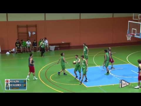 Partido íntegro. NB Alzira 37,  VB Algemesí 52