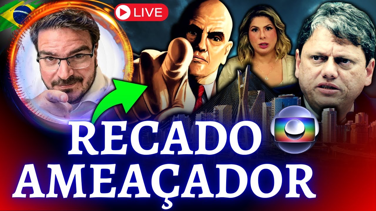 Alexandre manda recado AMEAÇADOR para Tarcísio ao vivo na Globo News