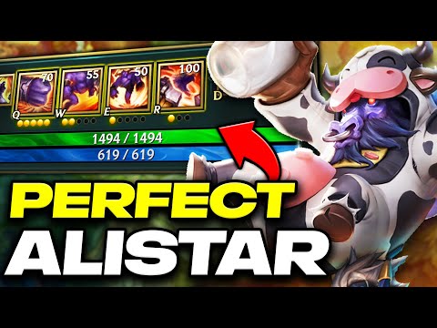HOW TO PLAY ALISTAR PERFECTLY IN SEASON 13! (ABUSE ANY BOT LANE)