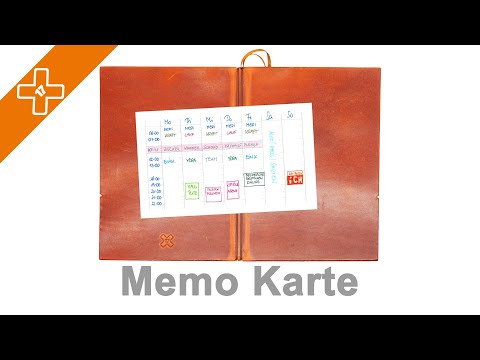 Die Memo Karte von X17 - tolle Ergänzung zu jedem Kalender (X17-023)