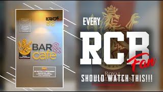 VLOG #14 | Every RCB Fan Should Visit This Place | RCB Bar & Cafe | Church Street | #sriop #rcb