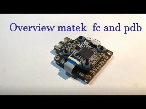 Matek F405 Mini 20x20mm FC & FCHUB-A5 PDB OVERVIEW