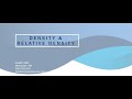 Density And Relative Density ICSE 7