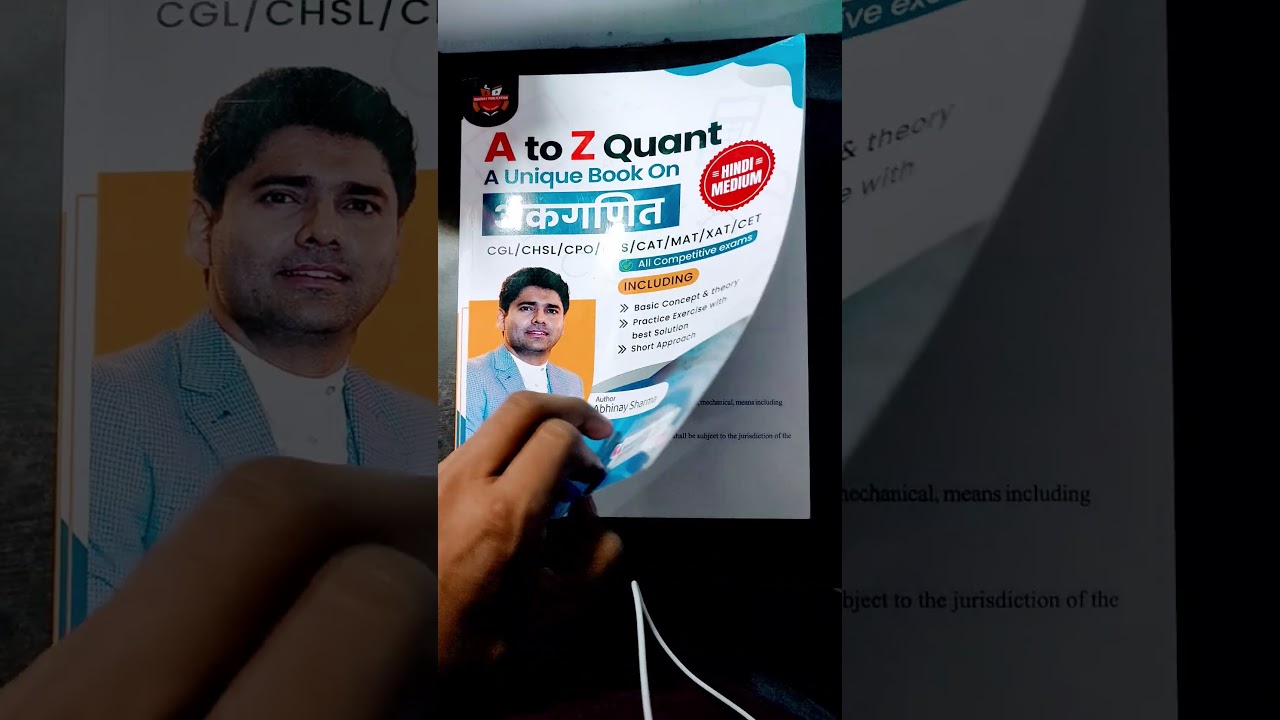 A to Z quant #A unique Book#Abhinay sir #Best teacher # Maths Book Review# prem warriors
