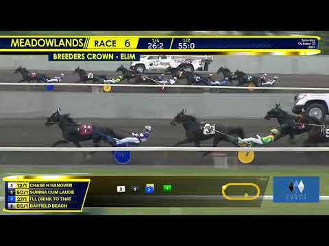 October 23, 2021 - Race 6 - Breeder's Crown Elimination 3YO Colts & Geldings Pace