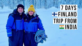 India To Finland 7 Days Travel Plan | How to Plan Trip to Lapland, Finland In Winter | In Hindi