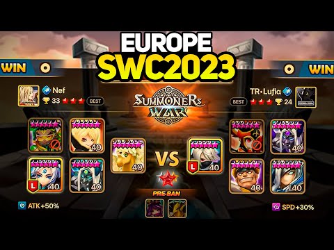 NEF vs LUFIA (BO5). SWC2023 EUROPE CUP - Summoners War